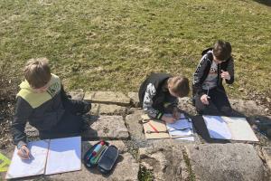 Uč&iacute;me se venku 5. tř&iacute;da - N&aacute;črt mapy