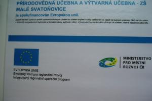Projekt - Př&iacute;rodovědn&aacute; učebna a v&yacute;tvarn&aacute; učebna - Z&Scaron; Mal&eacute; Svatoňovice