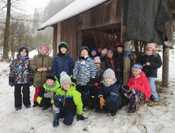 Návštěva krmelce 1. A